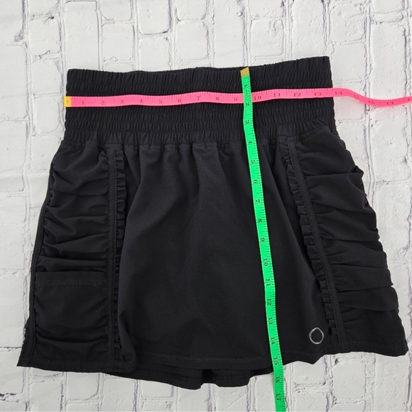 The Bubble Lifestyle “Prince” Black Ruffled Tennis / Golf Skirt Medium - Picture 4 of 11